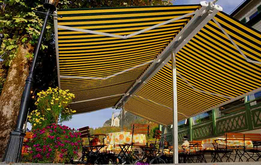 Butterfly awnings 10