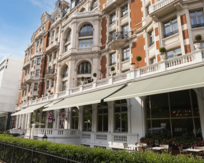 Commercial Awnings Installed by Aquarius Blinds in London