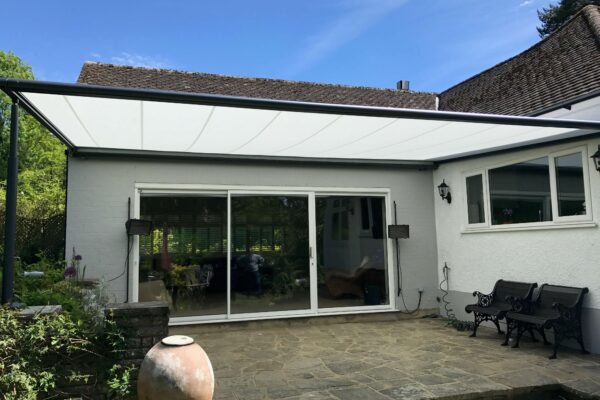 Electric Pergola with Retractable Canopy in Croydon