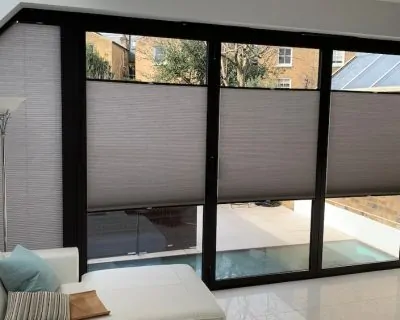 Duette Pleated Blinds For Bifolds