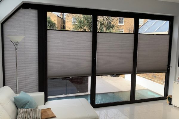 Duette Pleated Blinds For Bifolds