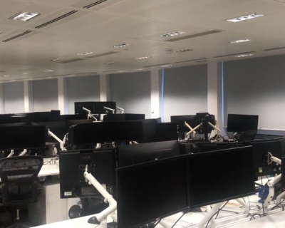 Electric office blinds