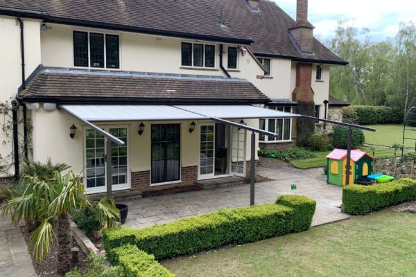Electric Pergola with Retractable Canopy