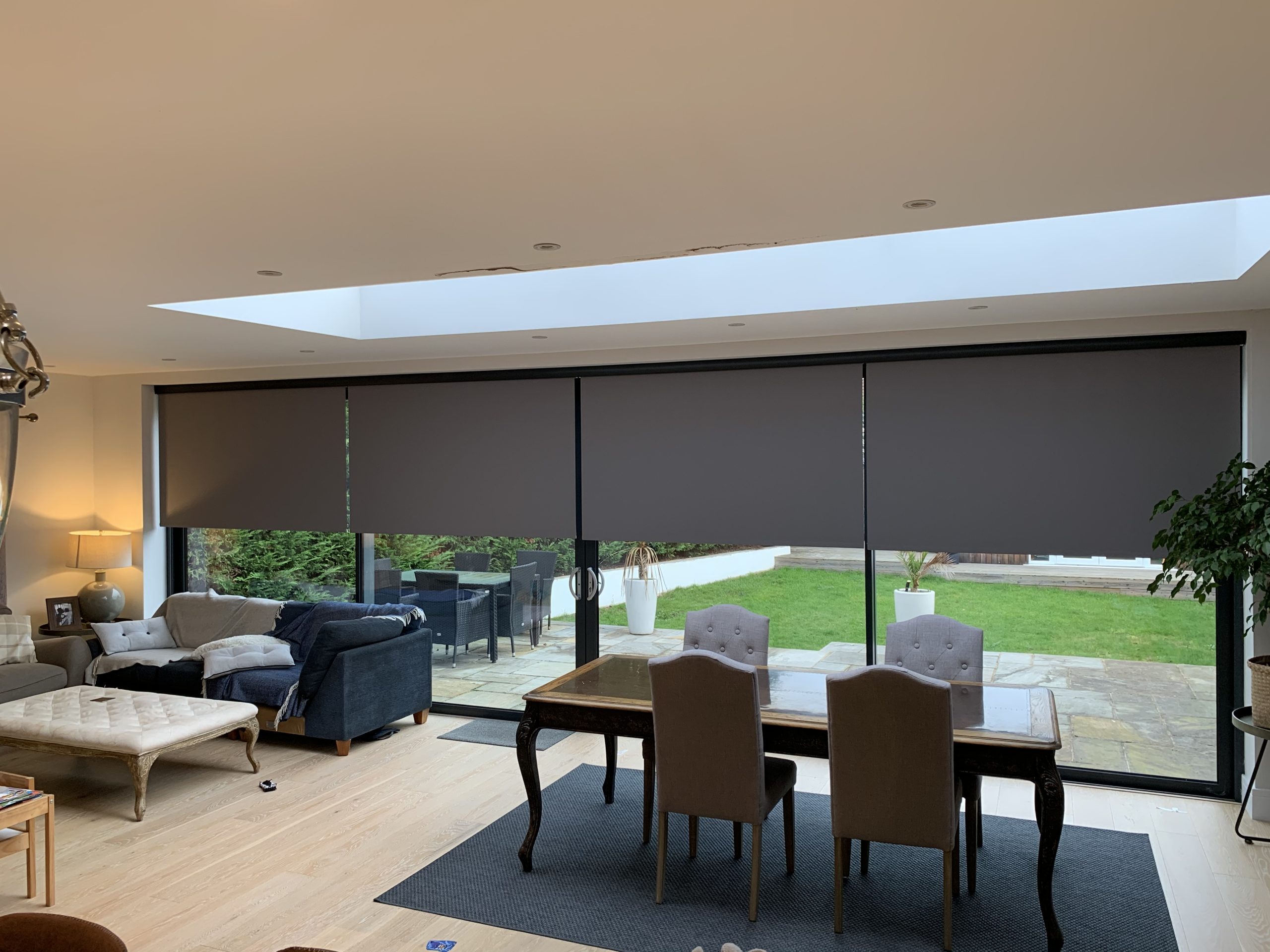Bifold Doors Blinds - Blackout Blinds Wide