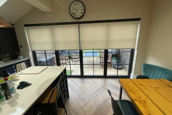Bifold Doors Blinds - Cream
