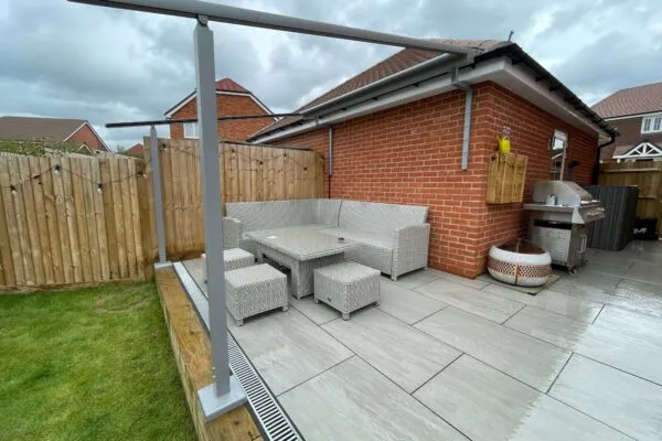 Billingshurst, Markilux Pergola Compact Awning Retracted