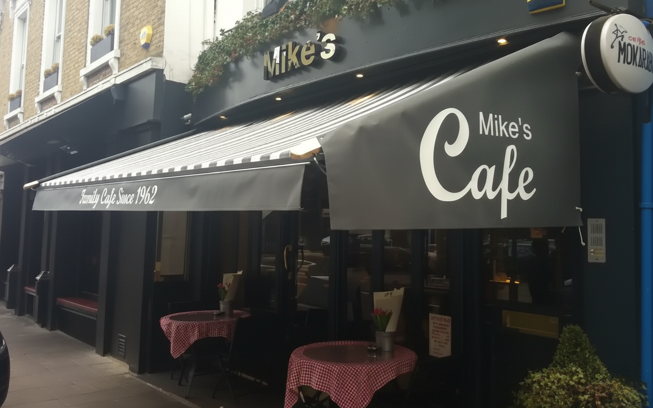 Mike Cafe Traditional Awning