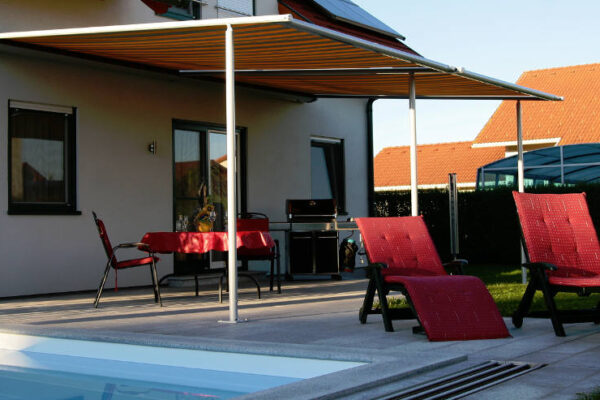 Mlk Stripe Orange Pergola Gallery