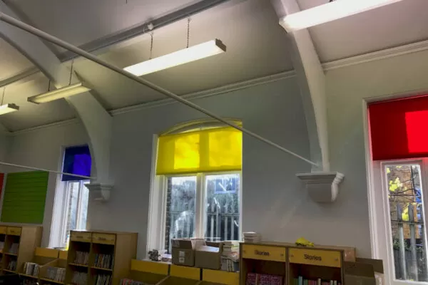Nunhead Library - multi coloured