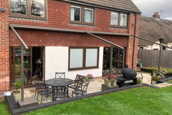 Pergola awning Installation in Reading 3