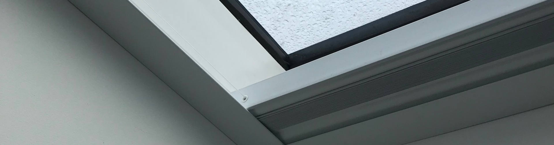 Pleated Duette roof-light blinds