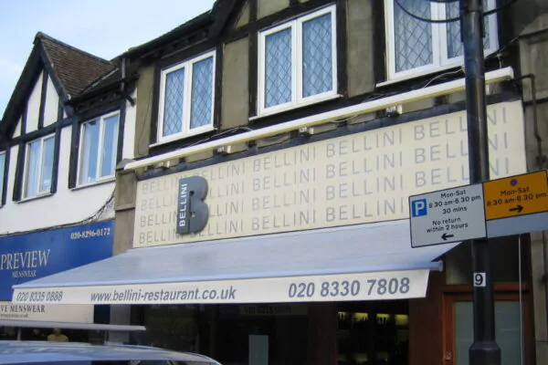 Restaurants Awnings Bellini