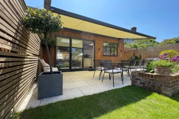 Awning over Large Patio