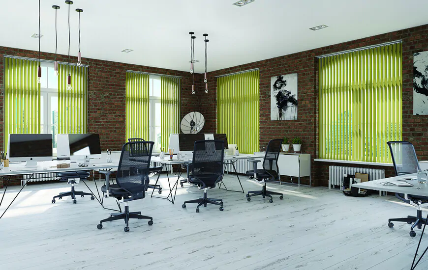 Commercial Vertical Blinds for office spaces