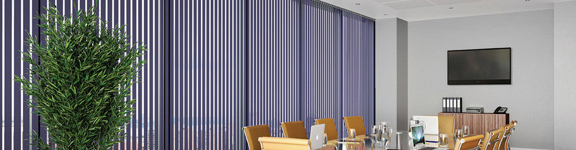 Commercial vertical blinds hero image