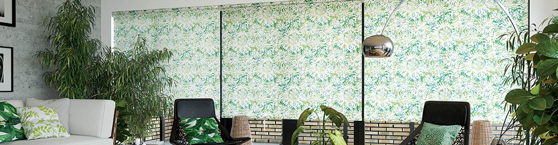 Domestic Roller Blinds available in a range of styles and colours