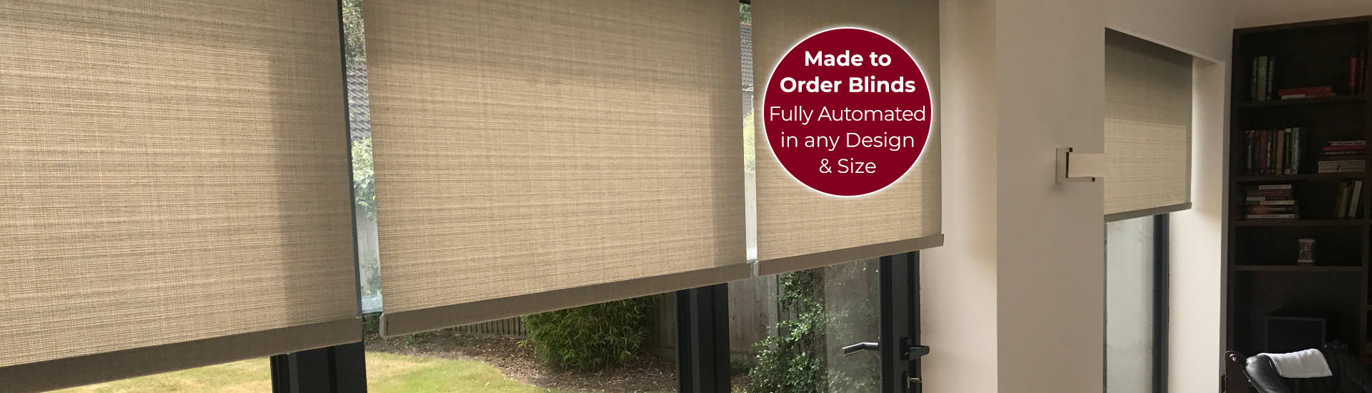 Electric Roller Blinds with Sticker