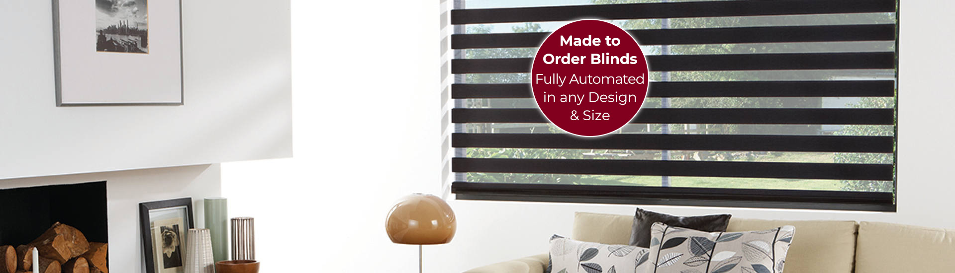 Electric Vision Blinds with Sticker