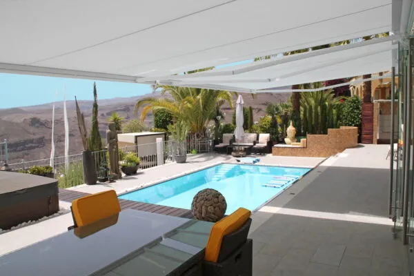 Markilux 1600 - Pool Awning in Spain