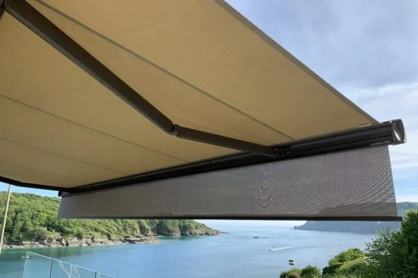 neutral markilux 970 awning with sea view