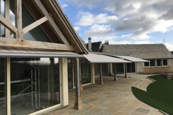 neutral striped markilux 6000 awnings