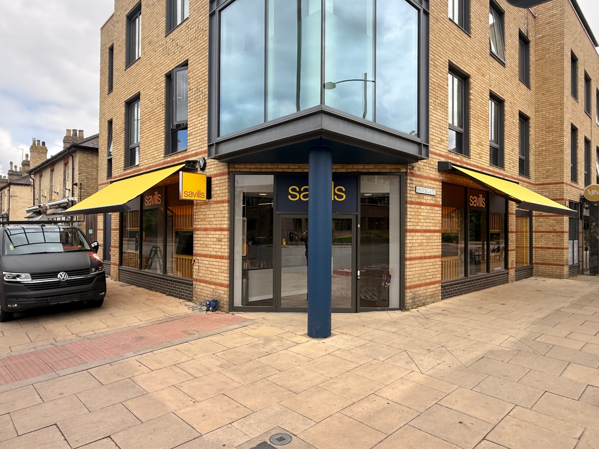 finished savills estate agents awnings