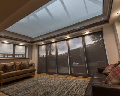 Skylight Blinds & Roof Lantern Blinds for living room spaces