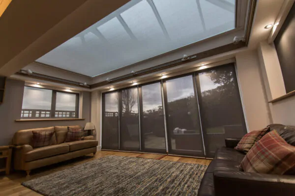 Skylight Blinds & Roof Lantern Blinds for living room spaces
