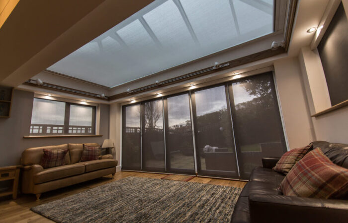 Skylight Blinds & Roof Lantern Blinds for living room spaces