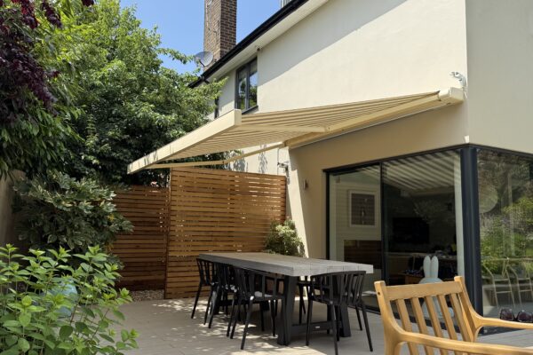 striped garden markilux 970 awning